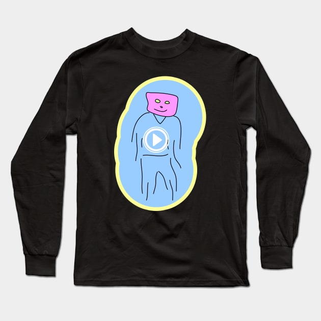 Turn me on. Play me! Long Sleeve T-Shirt by Rabarbar